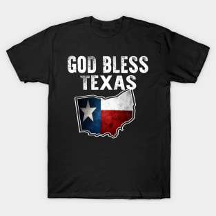 God Bless Texas Ohio T-Shirt